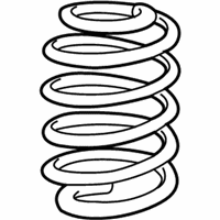 OEM 2005 Pontiac Aztek Front Springs - 89060180