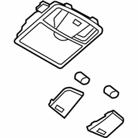 OEM 2008 Infiniti G37 Lamp Assembly Map - 26430-JL05A