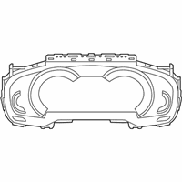 OEM BMW X5 Instrument Cluster, High - 62-10-9-432-603