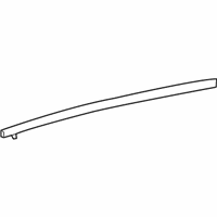 OEM Acura ZDX Molding Right, Rear Dr Sash - 72925-SZN-A01