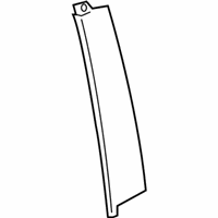 OEM 2010 Acura ZDX Grn, Left Rear Dr Center Pillar - 72970-SZN-A01