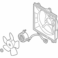 OEM 2004 Kia Spectra Fan Compartment-Electric - 0K2A115025F