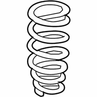 OEM 2011 Cadillac CTS Front Spring - 25849155