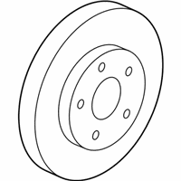 OEM 2017 Chevrolet Trax Rotor - 23118342