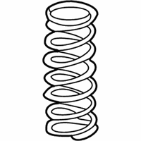 OEM 2000 Toyota 4Runner Coil Spring - 48131-35320