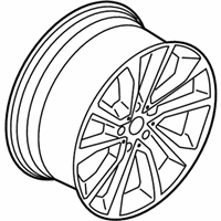 OEM 2019 BMW X6 Disc Wheel, Light Alloy, Bright-Turned - 36-11-6-858-874