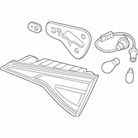 OEM Hyundai Sonata Lamp Assembly-Rear Combination Inside, LH - 92403-C2500