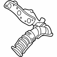 OEM 2000 Nissan Quest Exhaust Manifold Assembly - 14002-7B000