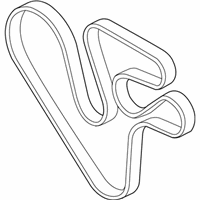 OEM 2010 BMW X6 Ribbed V-Belt - 11-28-7-628-279