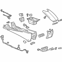 OEM 2017 Cadillac ATS Console Assembly - 23307145