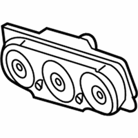 OEM Mercury Dash Control Unit - 1L2Z-19980-AA