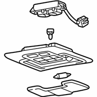 OEM 2001 Hyundai Sonata Room Lamp Assembly - 92820-38000-LT