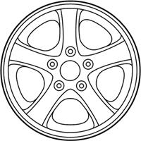 OEM 2013 Hyundai Elantra 16 Inch Wheel - 52910-3X250