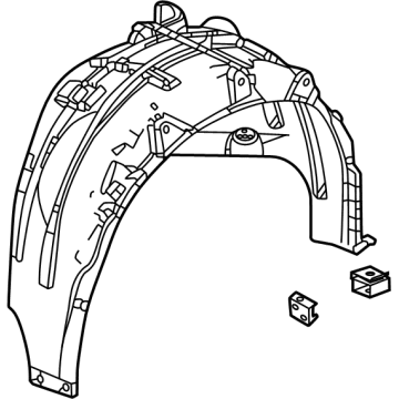 OEM 2022 Honda Civic FDR, R- RR- (INNER) - 74552-T43-000