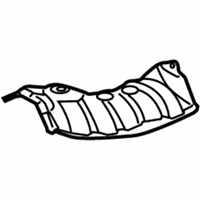 OEM 2016 Toyota Yaris Heat Shield - 58156-52010