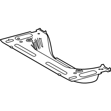 OEM 2019 Toyota Mirai Rear Floor Pan - 58312-62010