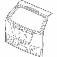 OEM Honda CR-V Tail Gate, Comp (DOT) - 68100-T0G-305ZZ