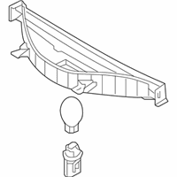 OEM Hyundai Accent Lamp Assembly-High Mounted Stop - 92700-J0000