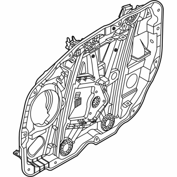 OEM 2020 Hyundai Sonata Front Right-Hand Door Module Panel Assembly - 82481-L0000