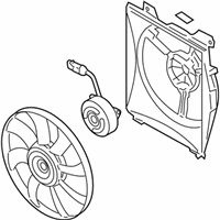 OEM 2009 Kia Rio Fan & Motor Assembly - 977301G000