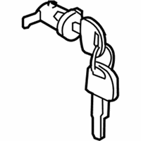 OEM Toyota Land Cruiser Cylinder & Keys - 69051-60260