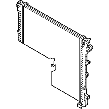 OEM 2022 BMW X3 RADIATOR - 17-11-8-642-743