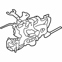 OEM 1999 Nissan Quest Slide Right Passenger Door Lock Actuator - 82500-7B021