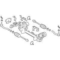 OEM 2017 Infiniti Q50 Gear & Linkage Sub Assembly-Power Steering - 49004-5CA0B