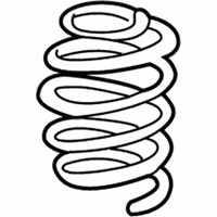 OEM 1998 Pontiac Trans Sport Front Springs - 22133038