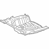 OEM Toyota Corolla iM Rear Floor Pan - 58311-12400