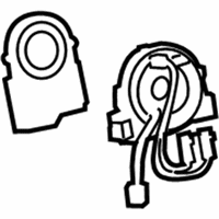OEM 2016 Lexus LX570 Spiral Cable Sub-Assembly With Sensor - 84307-60110