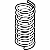 OEM 2005 Pontiac Sunfire Rear Spring - 22697261