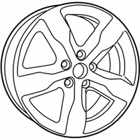 OEM 2013 Jeep Grand Cherokee Wheel-Aluminum - 1JD14AAAAE