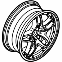 OEM 2006 BMW 525i Two-Piece Light Alloy Rim - 36-11-6-761-995