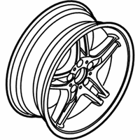 OEM 2005 BMW 545i Light Alloy Rim - 36-11-6-767-987