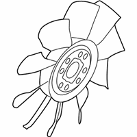 OEM Ford E-150 Econoline Fan Blade - 7C3Z-8600-B