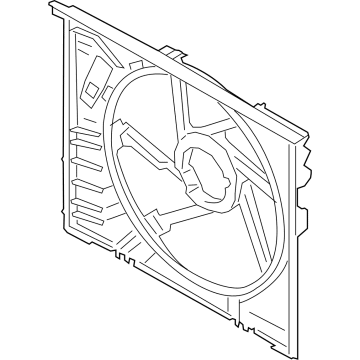 OEM 2021 BMW 330i FAN SHROUD - 17-42-8-477-379