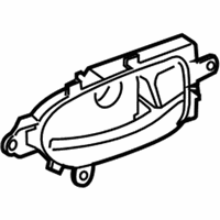 OEM Nissan Altima Interior Door Handle Assembly, Left - 80671-JA00B