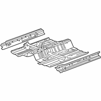 OEM 2012 Honda Crosstour Floor, FR. - 65100-TP6-A01ZZ