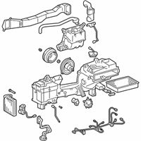 OEM 2004 Lexus LS430 Blower Assy, Air Conditioner - 87030-50030