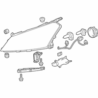 OEM Chevrolet Traverse Front Headlight Assembly - 84262931