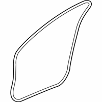 OEM 2018 Honda Civic Seal, R. FR. Door Opening - 72315-TEA-T01