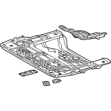 OEM 2022 Lexus NX450h+ PANEL SUB-ASSY, RR F - 58301-78903