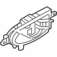 OEM 2022 Nissan Leaf Rear Door Inside Handle Assembly, Left - 80671-3NF1A