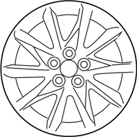 OEM 2016 Toyota Prius V Wheel, Alloy - 4261A-47040