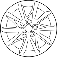 OEM 2017 Toyota Prius V Wheel, Alloy - 4261A-47040