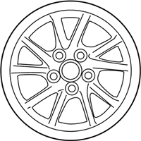 OEM 2013 Toyota Prius V Wheel, Alloy - 42611-47240