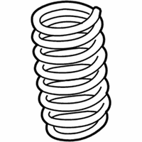 OEM 2011 BMW 535i GT xDrive Front Coil Spring - 31-33-6-794-638