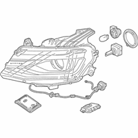 OEM 2021 Chevrolet Camaro Composite Headlamp - 84364824