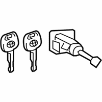 OEM 2008 Toyota Camry Cylinder & Keys - 69052-33300